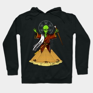 Alien Egyptian Pyramids UFO Anunnaki Conspiracy Hoodie